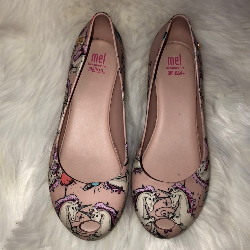 Mel Melissa unicorn shoes